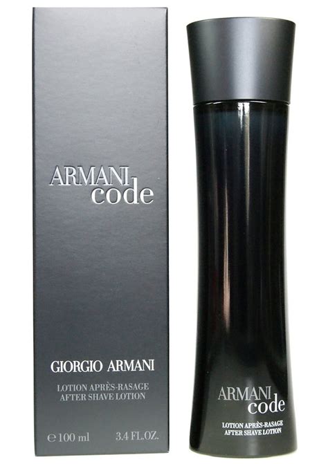 armani code aftershave.